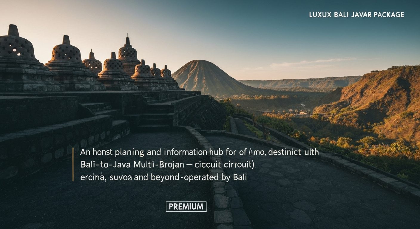 Luxury Bali Java Tour Package | Private Volcano Circuit & 5-Star Stays